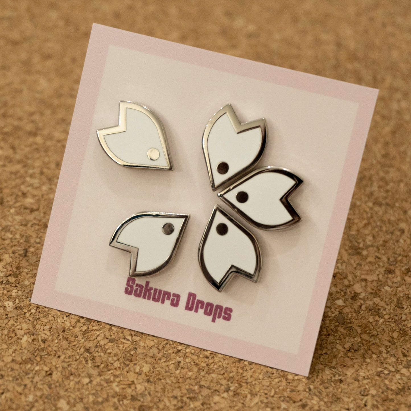 Sakura Drops | Full Blossom Enamel Pins