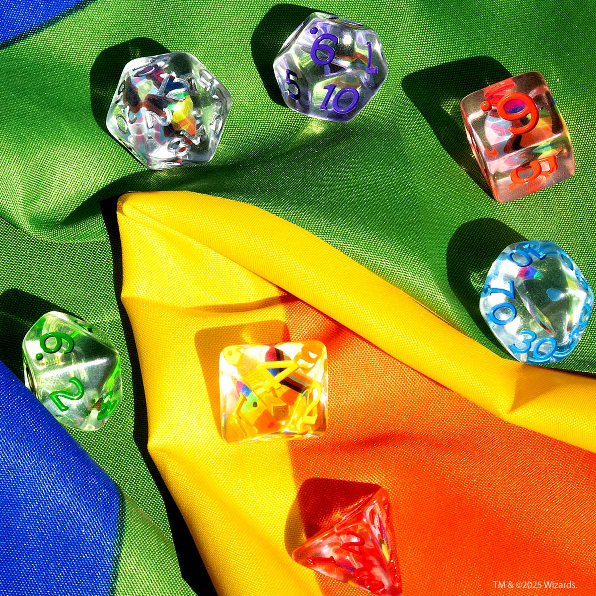 Dungeons & Dragons Pride Dice Set [Round Edge]