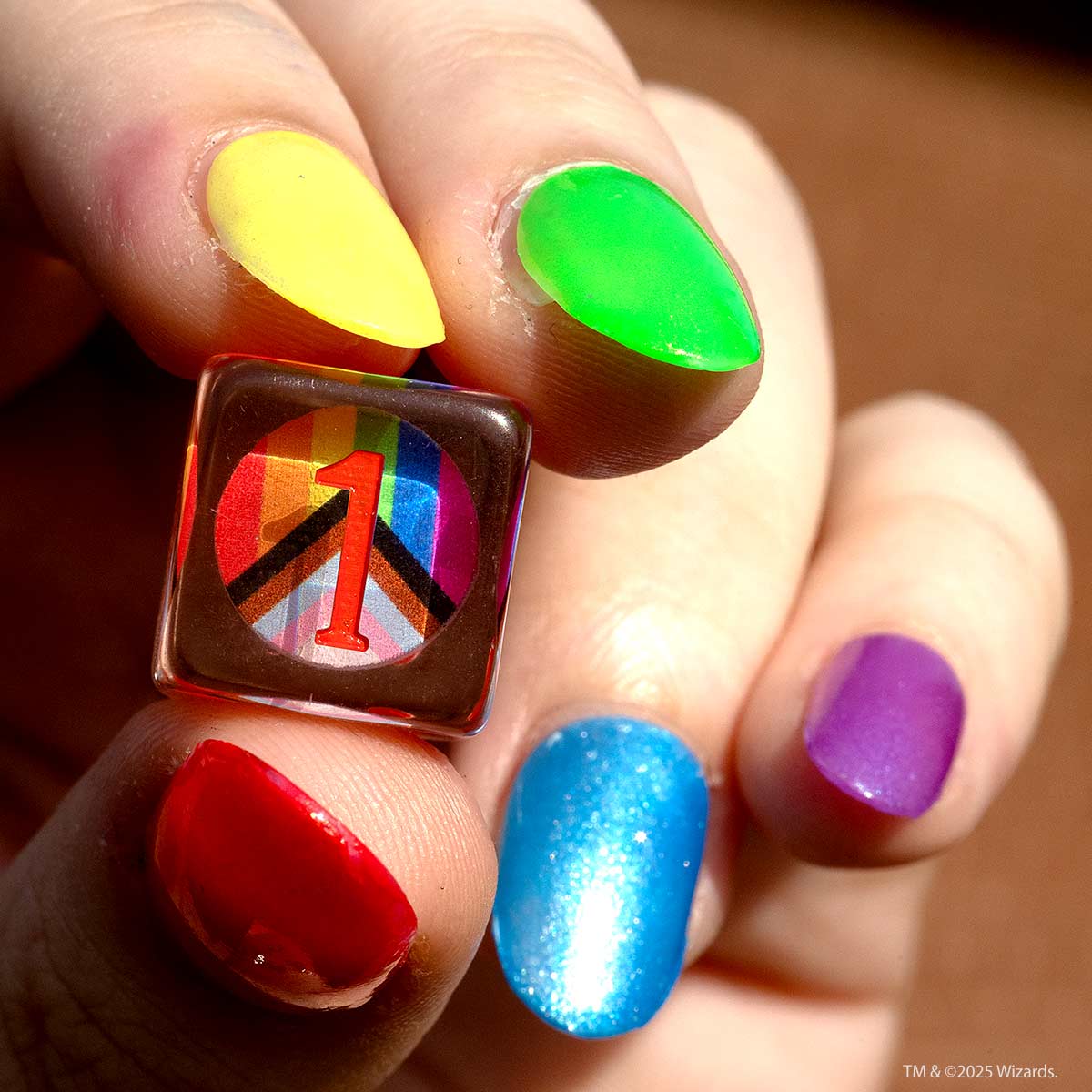 Dungeons & Dragons Pride Dice Set [Round Edge]