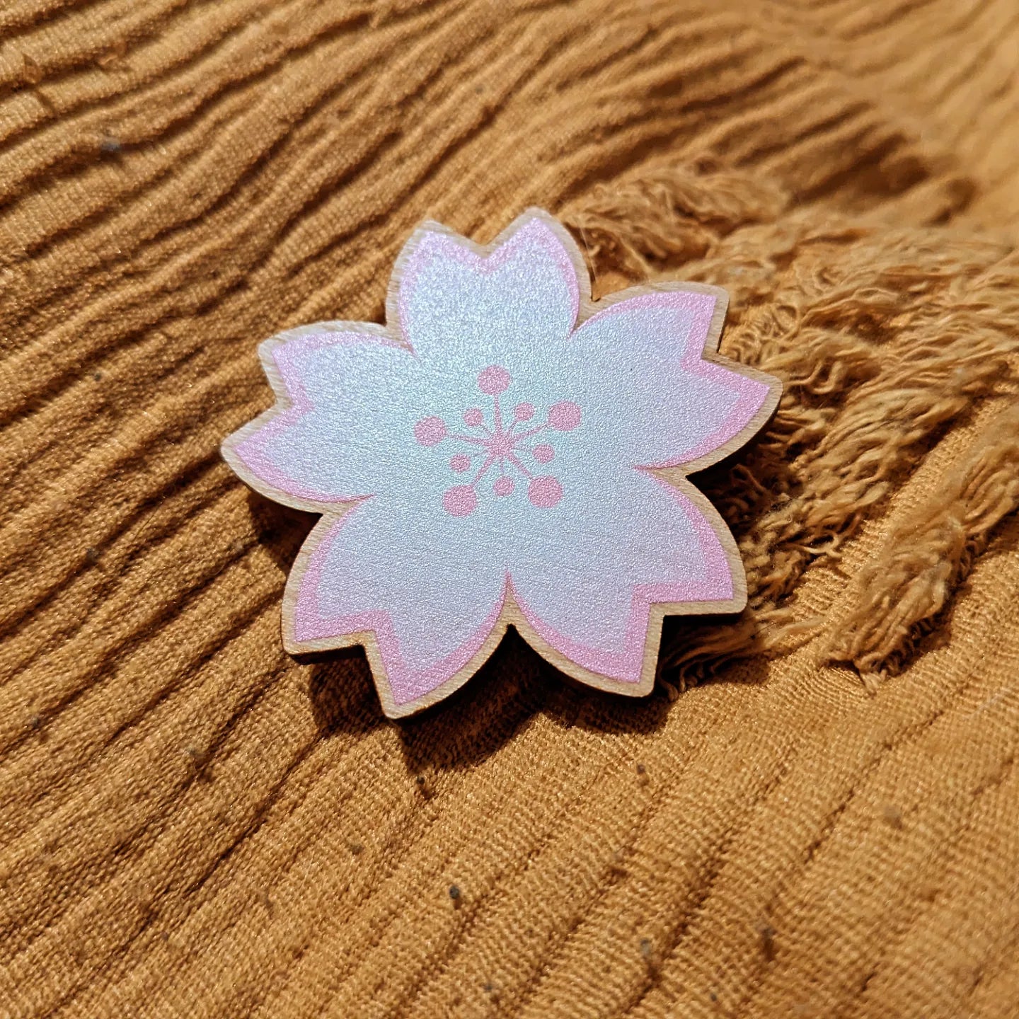 Sakura Drops | Full Blossom Wood Pins