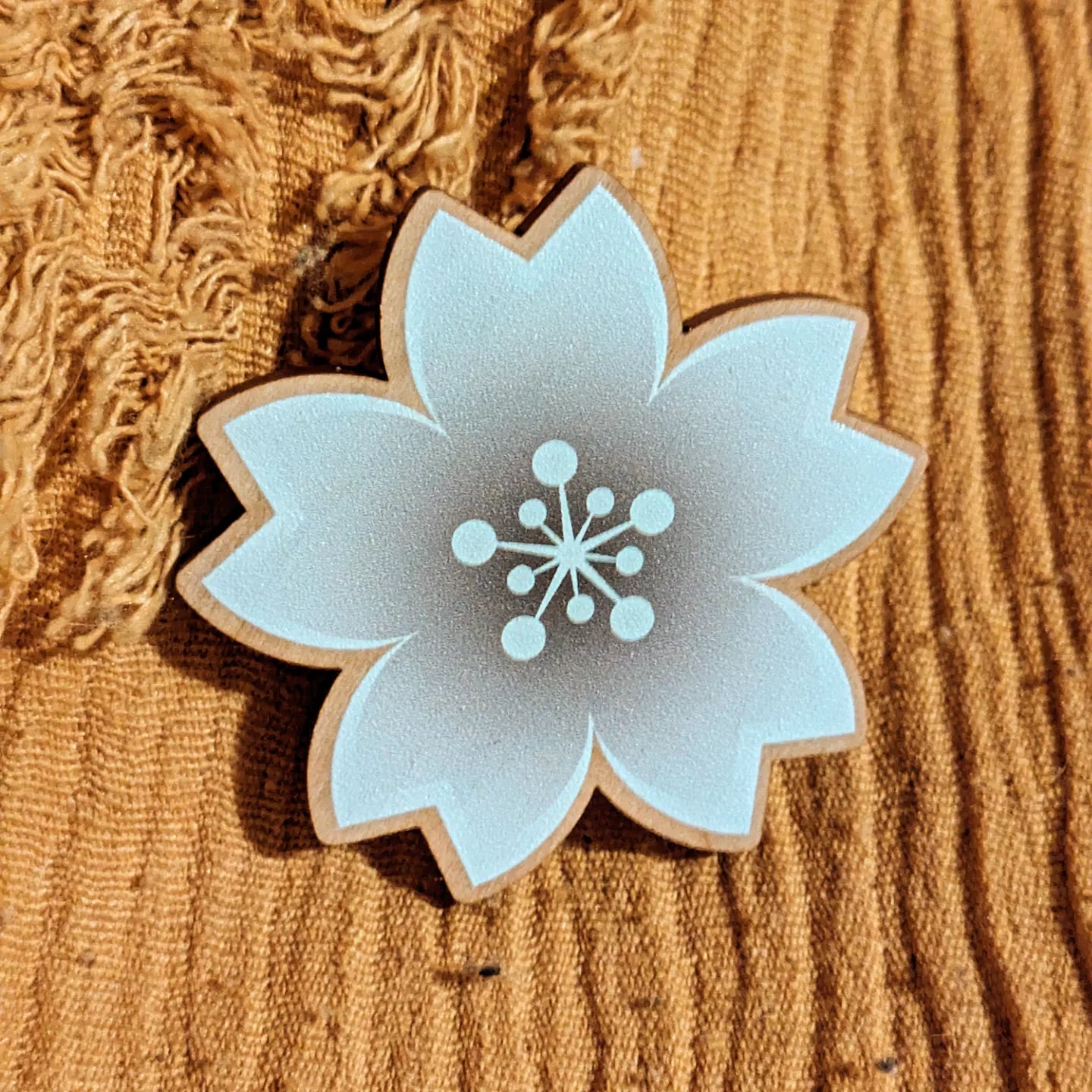 Sakura Drops | Full Blossom Wood Pins