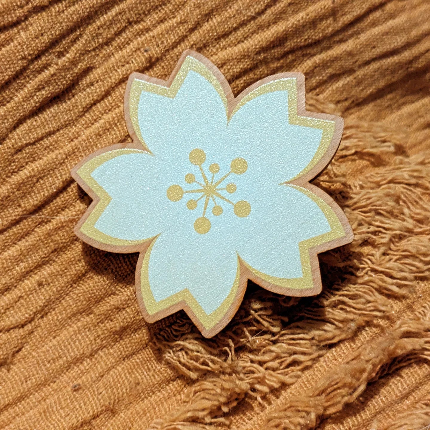 Sakura Drops | Full Blossom Wood Pins