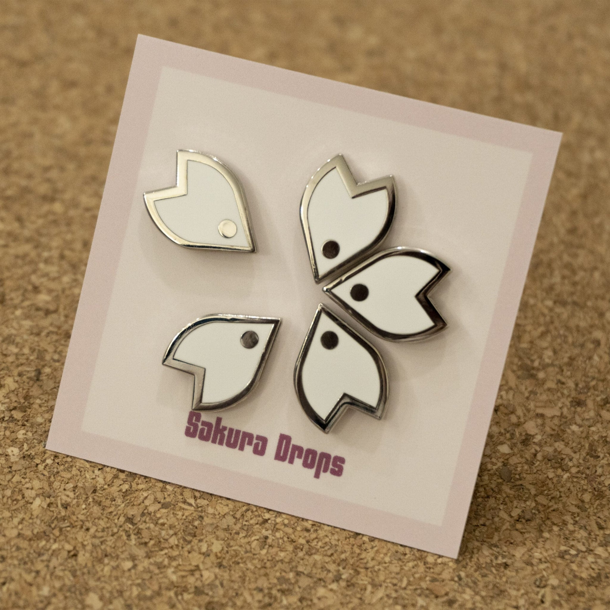 Sakura Drops | Full Blossom Enamel Pins