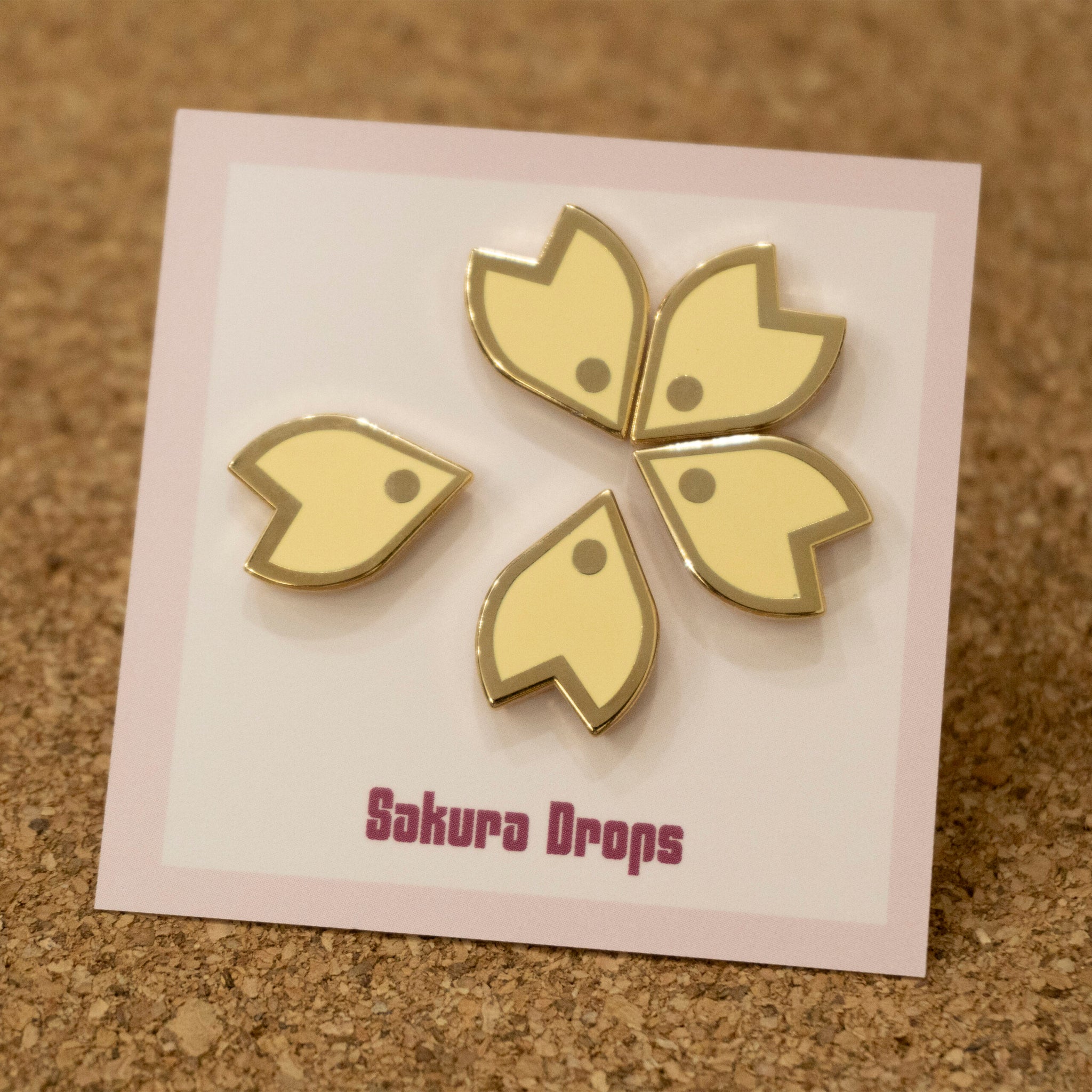Sakura Drops | Full Blossom Enamel Pins